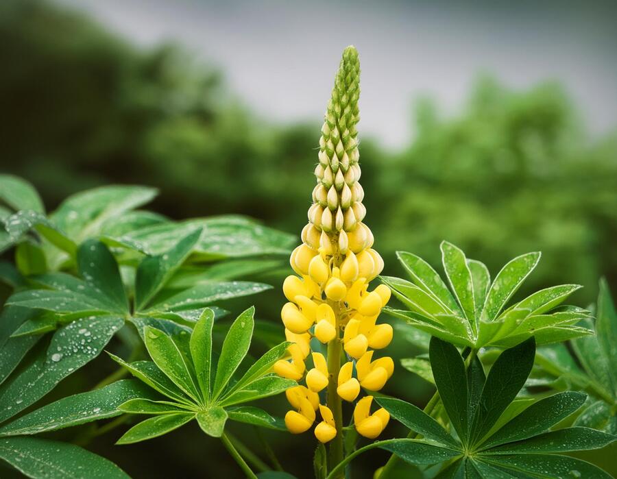 Lupina mnoholistá 'Lupini Yellow Shades' - Lupinus polyphyllus 'Lupini Yellow Shades'